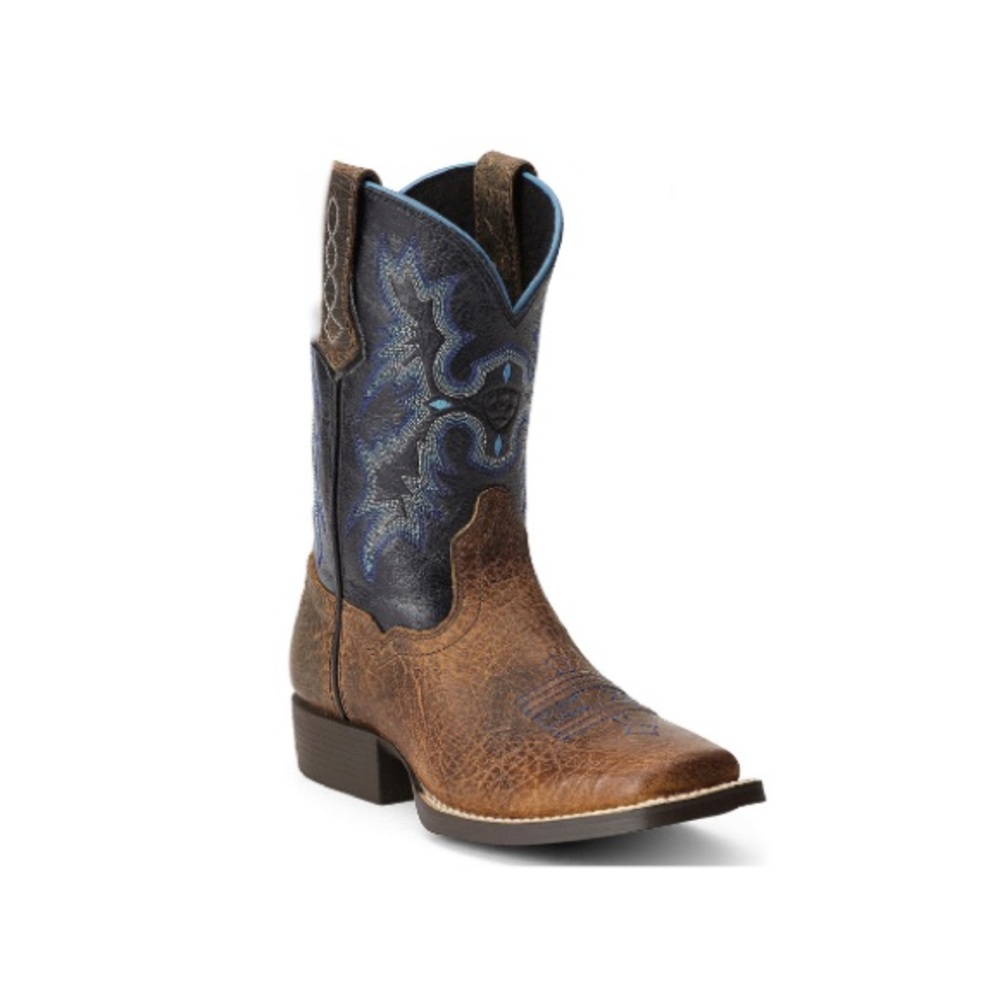 Ariat Boys tombstone Cowboy Boots Square Toe NWOT